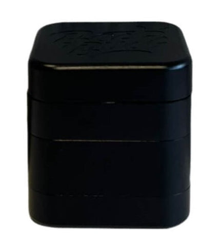 Best Buds ''The Cube'' Square Aluminium Grinder Black (50mm)