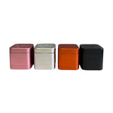 Best Buds ''The Cube'' Square Aluminium Grinder Rust (50mm)