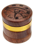 Black Leaf ''Egypt'' Wooden Grinder