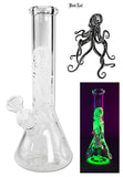 Black Leaf ''Kraken'' Glow In Dark Ice Bong