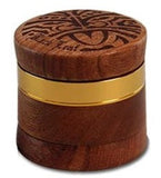 Black Leaf ''Maori'' Wooden Grinder