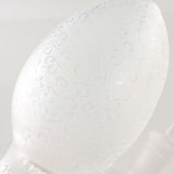 Black Leaf ''Egg'' Mini Dab Rig White