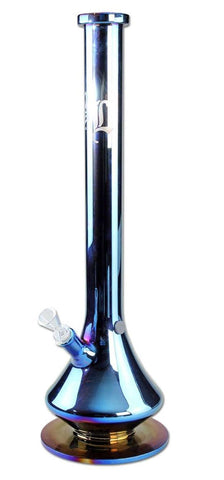 Black Leaf ''Neverland'' Large Flask Bong Blue