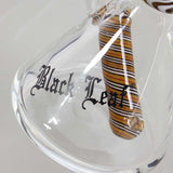 Black Leaf Oil Bong Dab Rig Orange/White