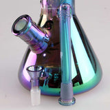 Black Leaf ''Purple Rainbow'' Flask Ice Bong