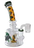 Black Leaf ''Turtle'' Shower Head Percolator Dab Rig
