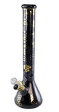Blaze ''Gold Honeycomb'' Flask Bong