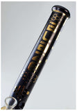 Blaze ''Gold Honeycomb'' Flask Bong