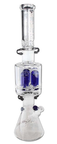 M+M Blaze 3-Arm Percolator Beaker Bong