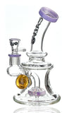 Calvo ''Mystic Orb'' Glass Bong Purple