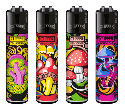 Clipper ''Mushroom'' 4 Pieces Lighter Set