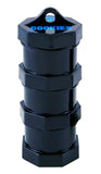 Cookies 3 Parts Black Stacked Small Storage Jar