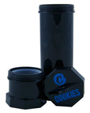 Cookies 3 Parts Black Stacked Large Storage Jar