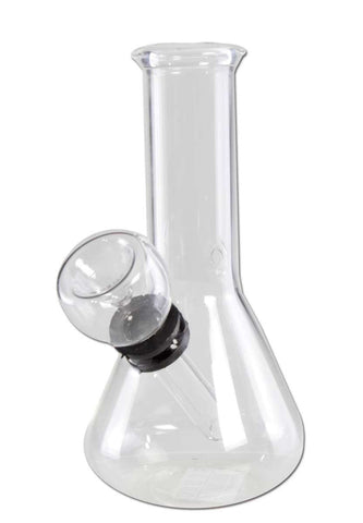 Black Leaf Glass Mini ''Beaker''  Basic Bong