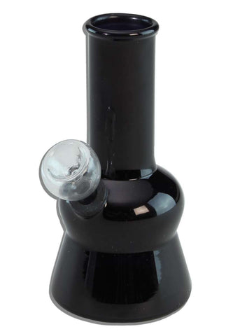 Black Leaf ''Coloured'' Basic Glass Bong Black