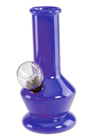 Black Leaf ''Coloured'' Basic Glass Bong Blue