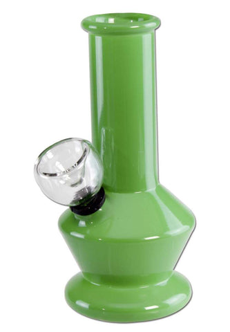 Black Leaf ''Coloured'' Basic Glass Bong Green