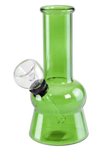 Black Leaf ''Coloured'' Basic Glass Bong Green