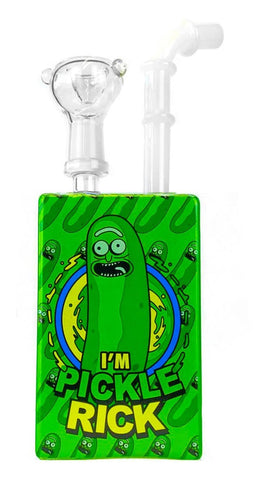 Black Sheep Glass Juice Box Bong - PickleRick