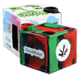 Piecemaker ''Cube'' Silicone Dab Rig Swirl