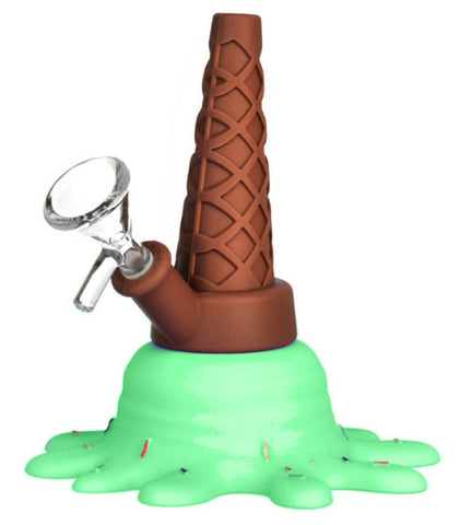 Urban Crew ''Ice Cream Splash'' Glow In Dark Bong