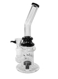 Black Leaf Bubbler with Drum Percolator (Black)