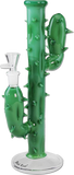 Black Leaf Cactus Bong - Green