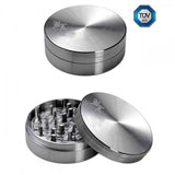Black Leaf Stainless Steel 2-Part Grinder