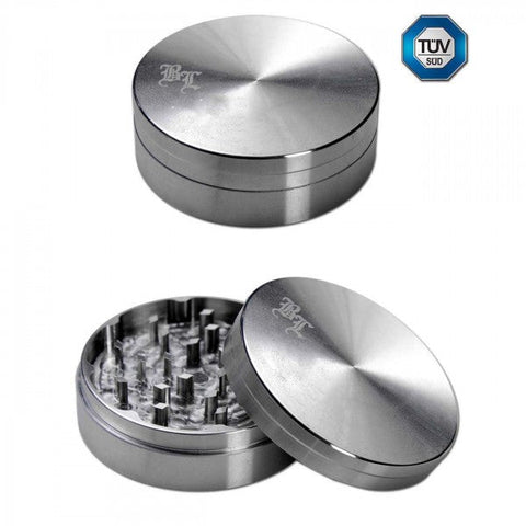 Black Leaf Stainless Steel 2-Part Grinder