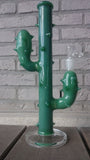 Black Leaf Cactus Bong - Green