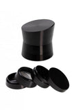 Diabolo Aluminium 4-Part Grinder - Black - Puff Puff Palace