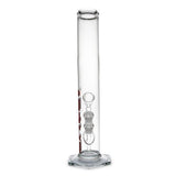 Ehle Bent Neck Clear Cylinder Glass Bong - Puff Puff Palace