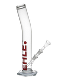 Ehle Bent Neck Clear Cylinder Glass Bong - Puff Puff Palace