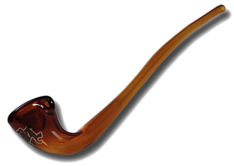 Gandalf Glass Pipe (M) - Amber