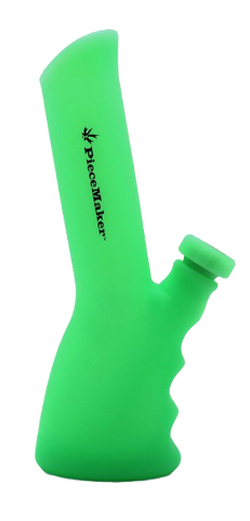 PieceMaker 'Green Glow' Silicone Bong