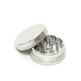 Anodised Grinder 50mm 2 parts - Silver