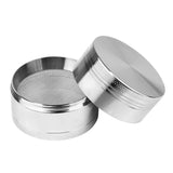 Aluminium Grinder 4 parts 55mm - Silver