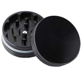 Anodised Grinder 50mm 2 parts - Black