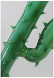 Black Leaf Cactus Bong - Green