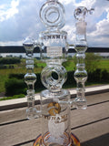 Tsunami 'Apple Double Donut' Percolator Bong