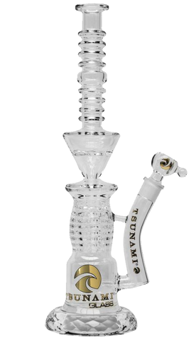 Tsunami Diamond Base Button Grenade Bong