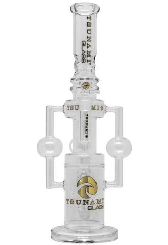 Tsunami Ball Tower Shower head Honeycomb Bong