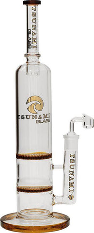 Tsunami Waterpipe Double Honeycomb Dab Rig