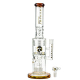 Tsunami Barrel Shower Head Drum Honeycomb Bong - Puff Puff Palace