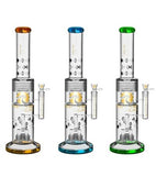 Tsunami Barrel Shower Head Drum Honeycomb Bong - Puff Puff Palace