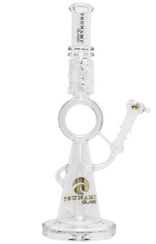Tsunami Sprinkler Donut Recycler Ice Bong