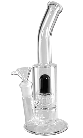 Black Leaf Glass 'Ufo' Percolator Bong