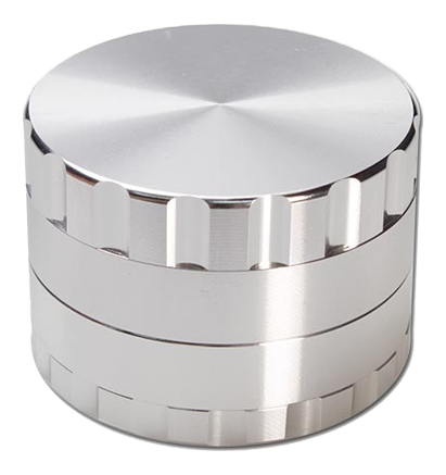 Black Leaf Propeller 4 Part Grinder - 62mm Silver