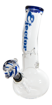 Ejector Ice Bong 18 cm Blue - Puff Puff Palace