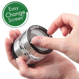 Kannastör Black & Clear-Mid Grinder 4 parts 54mm - Puff Puff Palace